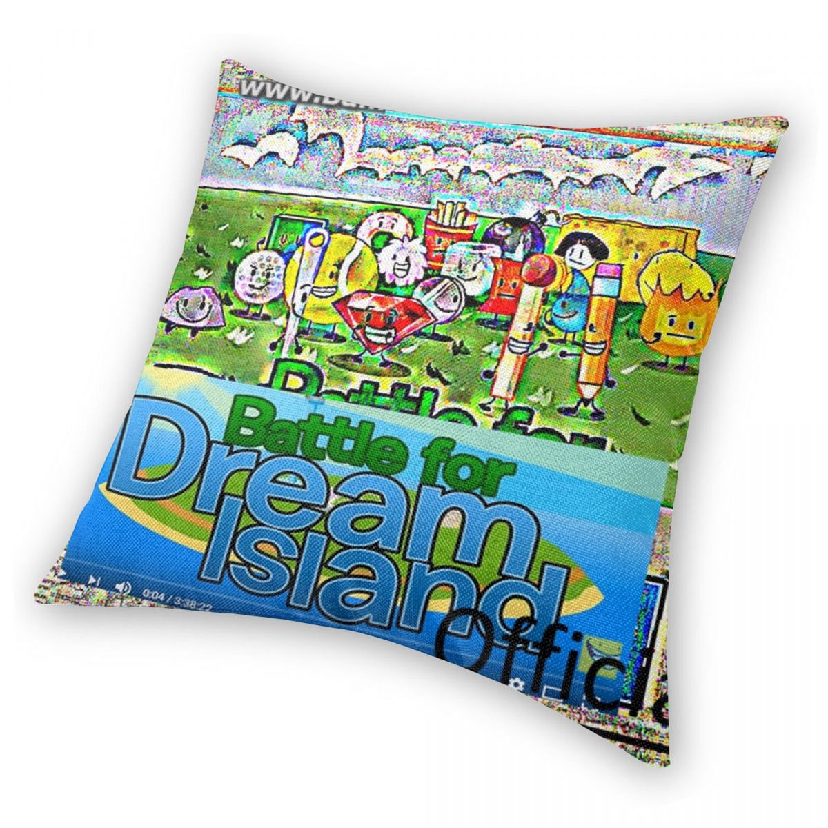 A BFDI Pillowcase Polyester Linen Velvet Printed Zip Decorative Bed Cushion Cover 18 3 - BFDI Plush