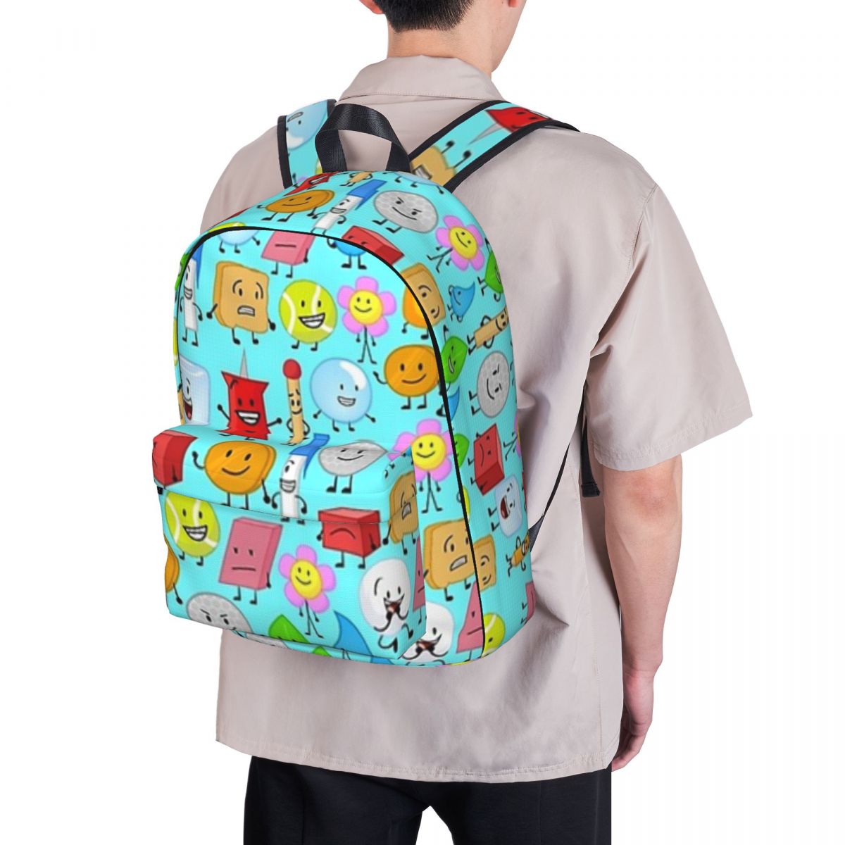 Bfdi Backpacks Large Capacity Children School Bag Shoulder Bag Laptop Rucksack Fashion Travel Rucksack 5 - BFDI Plush