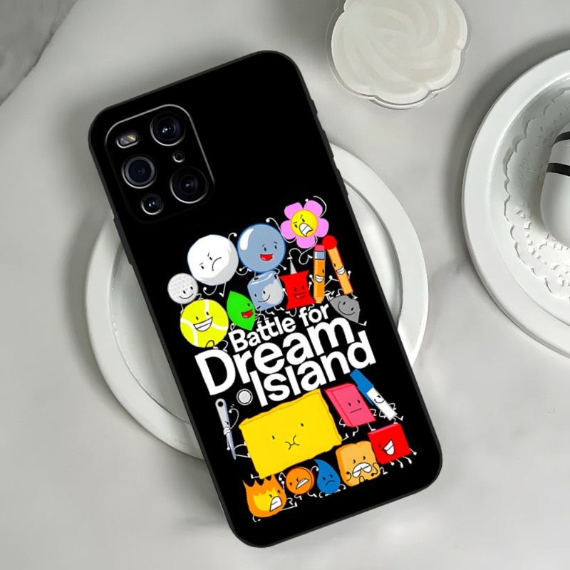 Bfdi Poster Battle For Dream Island Phone Case For OPPO Reno 6 Pro 7 Find X3 - BFDI Plush