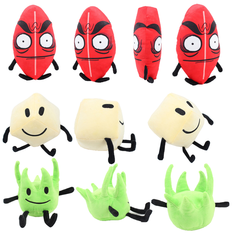 Set of 5pcs 7pcs Battle for Dream Island Plush Toy Stuffed Doll Bfdi Game Cartoon Character 1 - BFDI Plush